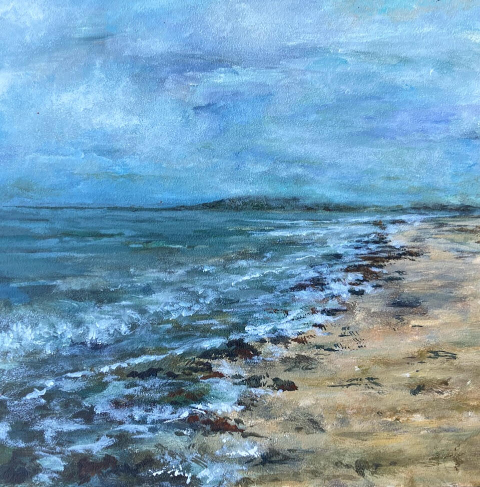 Popham 5x5 acrylic/wood