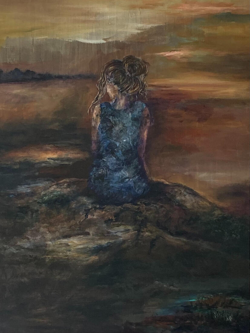 Acrylic on cradeled board